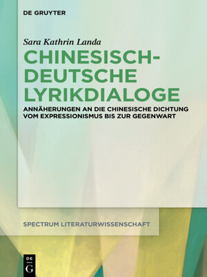 cover image of Chinesisch-deutsche Lyrikdialoge